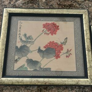 Asian Framed Artwork - Printed on Fabric